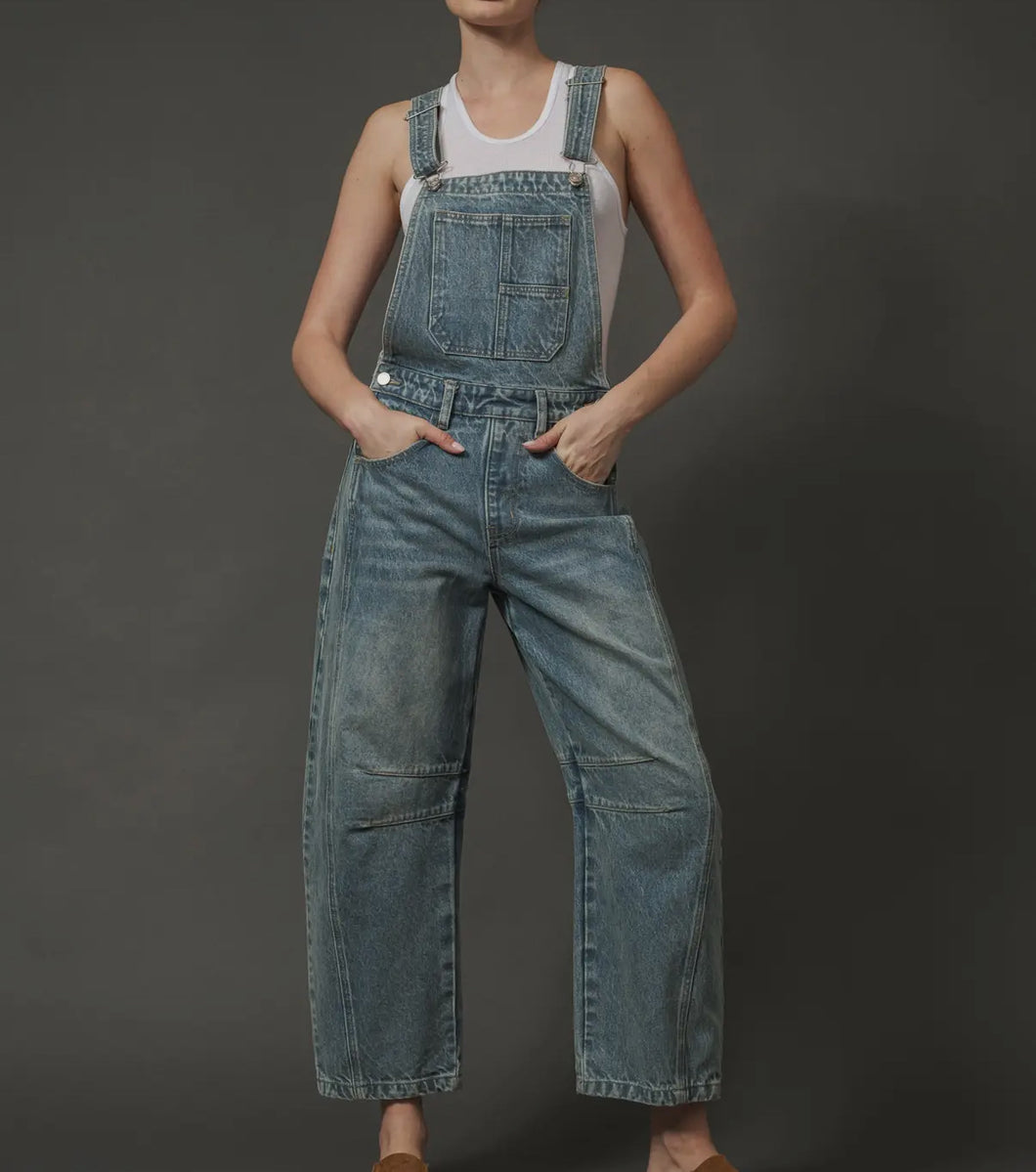 Darla Barrel Overalls