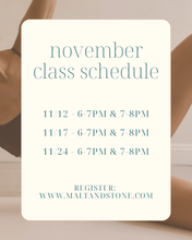 Load image into Gallery viewer, Mat Pilates - November
