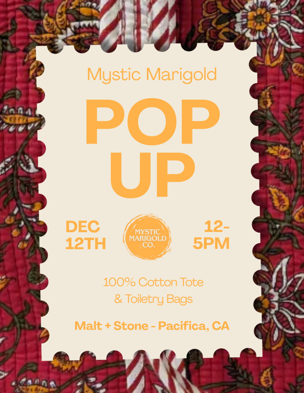 Cotton Tote Bag Pop Up