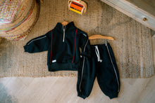 Load image into Gallery viewer, Navy Track Toddler Set
