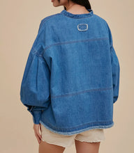 Load image into Gallery viewer, Balloon Denim Blouse
