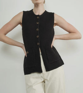 Coal Knit Vest