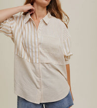 Load image into Gallery viewer, Maci Cream Button Down
