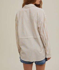 Maci Cream Button Down