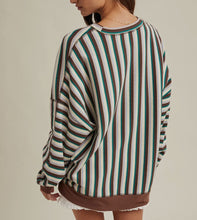 Load image into Gallery viewer, Choco Striped Top
