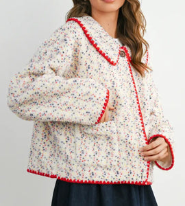 Speckled Fleece Jacket