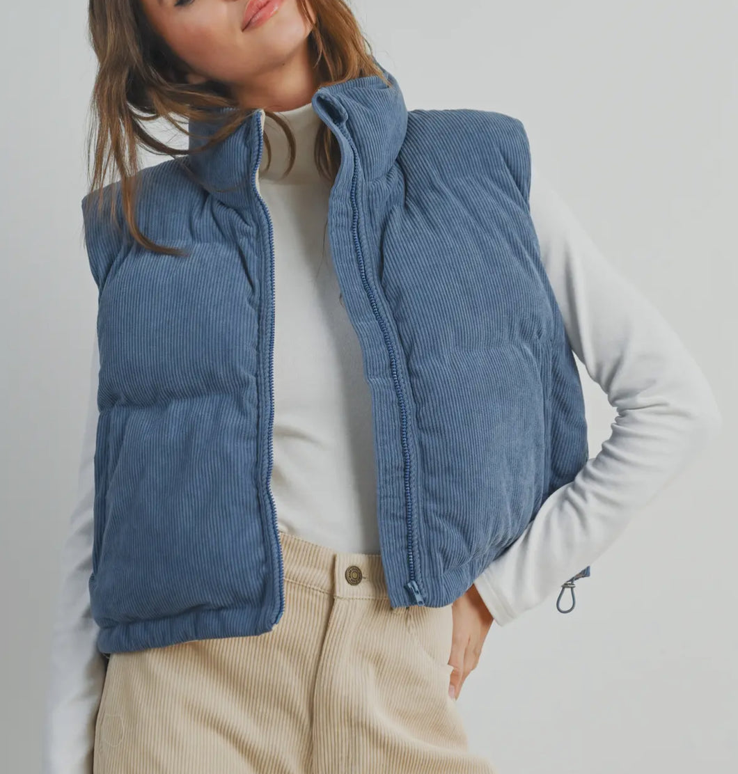 Dusty Corduroy Vest