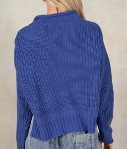 Royal Mock Neck Sweater