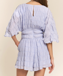 Lilac Crepe Romper