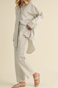 Ronnie Oversized Linen Set