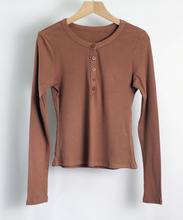 Load image into Gallery viewer, Henley Basic Long Sleeve
