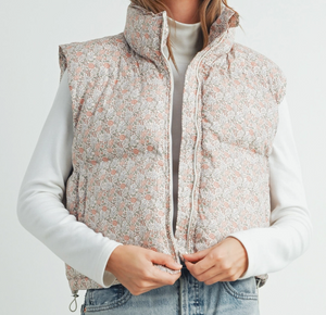 Lola Blush Floral Vest