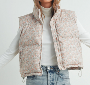 Lola Blush Floral Vest