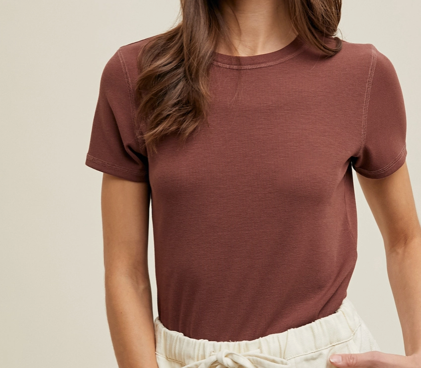 Bean Ribbed Knit Basic