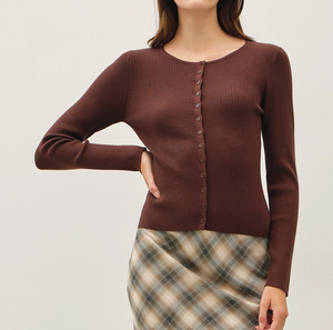 The Ribbed Cardi