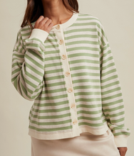 Load image into Gallery viewer, Sage Oatmeal Cardigan
