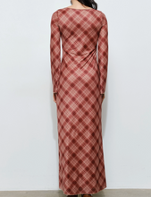 Load image into Gallery viewer, Cranberry Plaid Dress
