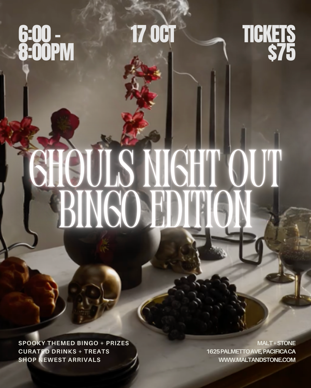 Ghouls Night Out - Bingo